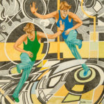 2Tänzer2010Mischtechnik50x70