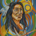 CrazyHorse2017Öl50x70