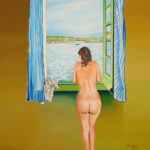 Dali Frau ohne Kleid – 2008, Öl,50×70