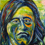 InddianerElke2008Öl40x50
