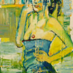 Laufsteg Rock – 2006, Öl, 30×40
