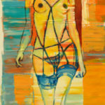 Laufsteg Straps – 2006, Öl