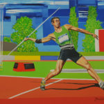 ZehnkampfSpeerKasjanov2012Öl40x60ArminHug
