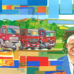 LKW Turza Werner Tempera 2009 25x35cm