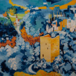 Ruine Arbogast 2019 100 x 80cm 2019