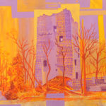 RuineMontfort1997Tempera20x30